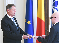 Ambassador Dr. Abdallah Saleh Possi Presenting his Letters of Credence to the President of Romania